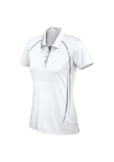 Picture of Biz Collection Ladies Cyber Polo Shirt 100% Bizcool Polyester Sports Interlock